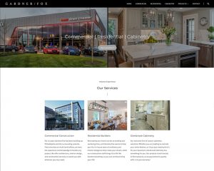 build website construction company websites