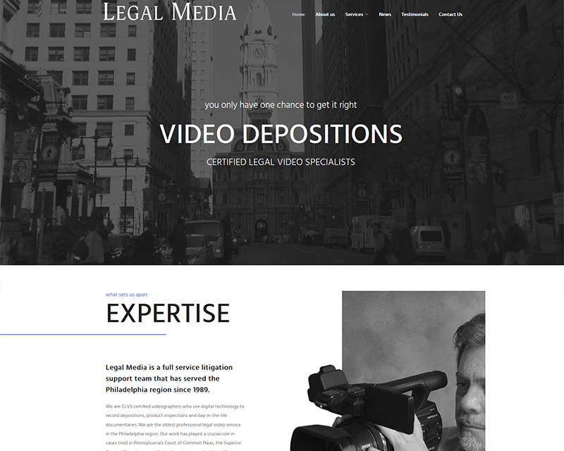 legal website development company services